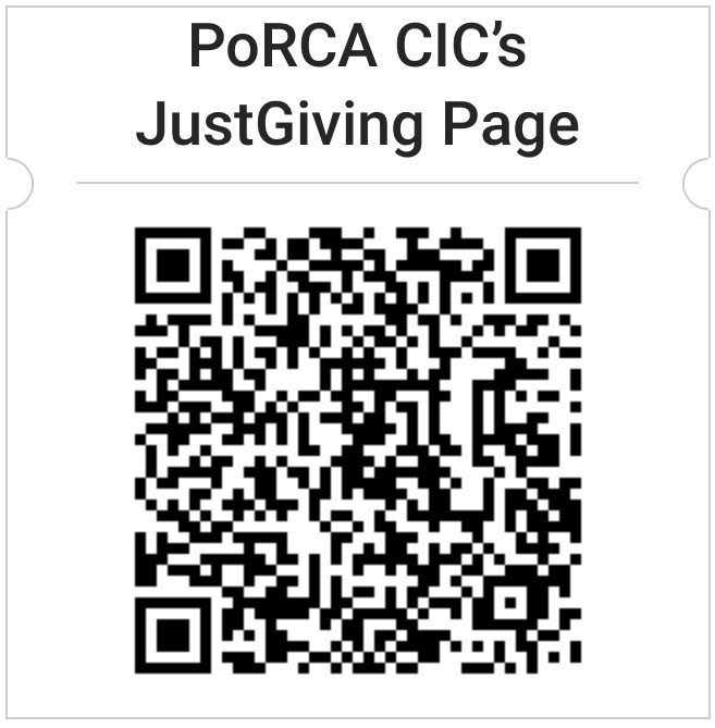 PoRCA Just Giving page
